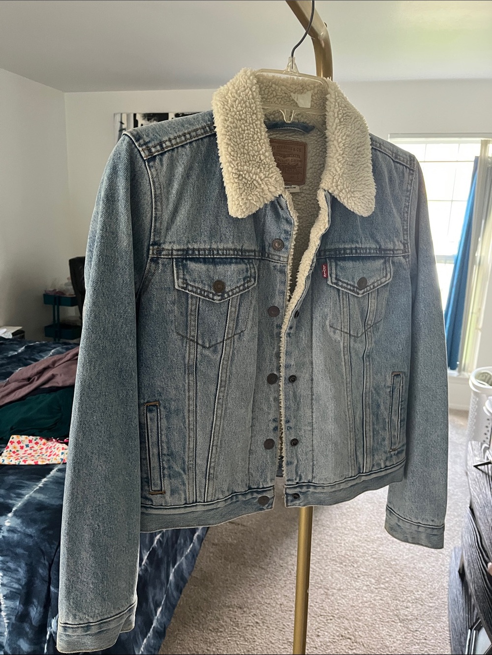 LEVI BLUE JEAN JACKET-Small